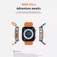thumbnail image 3 of Reloj Inteligente Fralugio S800 Ultra Sport 1.85´ Llamadas Spo2 Amarillo, 3 of 4