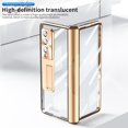 thumbnail image 2 of MonsDirect for 7.6 inch Samsung Galaxy Z Fold 3 5G 2021 Case with S Pen & S Pen Holder, Two Hinge Protection Plating Frame PC Cover, Shell Membrane Integrated Case with Stand & Lens Protection, Gold, 2 of 7