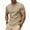 Khaki, variant on OGLCCG Mens T Shirt Short Sleeve Crew Neck Soft Fitted Tees Summer Casual Loose Fit Solid Color Classic Tshirts