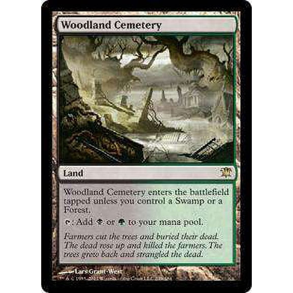 MtG Innistrad Rare Woodland Cemetery #249