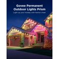 thumbnail image 3 of Luces para Exterior Govee Prism 46 m 54 Cabezas de Iluminación Tricolor 60 lm IP68, 3 of 9