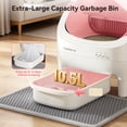 thumbnail image 2 of Osoeri Self Cleaning Cat Litter Box, Automatic Litter Box Self Cleaning ,Open Top Large Litter Box for Multiple Cats,with Safety Protection, APP Control,Odor Removal,Mat and Waste Bags Included, Pink, 2 of 8