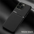 thumbnail image 1 of SaniMore for iPhone 14 Pro Max Case (6.7 inch 2022), PU Leather Magnetic Case Built-in Car Mount Shock Absorption TPU Rubber Luxury Hybrid Cover for iPhone 14 Pro Max 5G, Black, 1 of 8