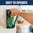 thumbnail image 4 of Trituradora de latas de aluminio McKay 16 Oz montada en pared negro, 4 of 7