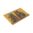 thumbnail image 3 of MKHERT Funny Cats with Floral Ornament Doormat Rug Home Decor Floor Mat Bath Mat 30x18 inch, 3 of 3
