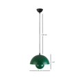 thumbnail image 2 of Ilios Innova | Lámpara Colgante Redonda Verde Estilo Panton para Sala o Comedor. Moderna de Techo con Luz LED Cálida, Altura Ajustable y Aluminio Resistente., 2 of 9