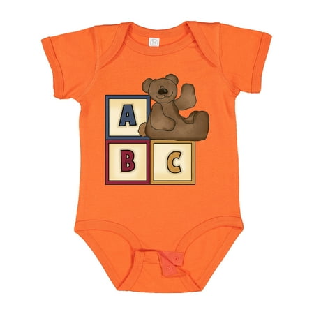 

Inktastic ABC BEAR Gift Baby Boy Bodysuit