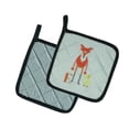 thumbnail image 2 of Alphabet F for Fox Pair of Pot Holders, 2 of 2