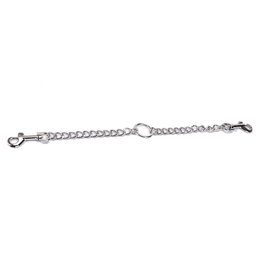 FUEENIRVA Double Dog Lead with Comfortable Neck Chain and Durable Metal Leash Perfect for Spring Dog Walking