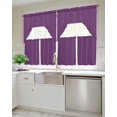 thumbnail image 4 of Grunge Street Style Painting Brush Print Ombre Design Illustration,Kitchen Curtain and Valance Set 3 Pieces,Rod Pocket Short Tier Curtains 36 Inch Length,Swag Topper Small Window Treatment for Cafe, 4 of 6