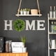thumbnail image 5 of Letrero de madera con letras para el hogar y eucalipto artificial para decorar la pared. blanco, 5 of 8