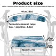 thumbnail image 6 of HELLHERO Seat & Backrest Cover Set and Seat and Backrest Covers Easy Install & Waterproof and Unisex Blue and White Ink Wash Texture, 6 of 7