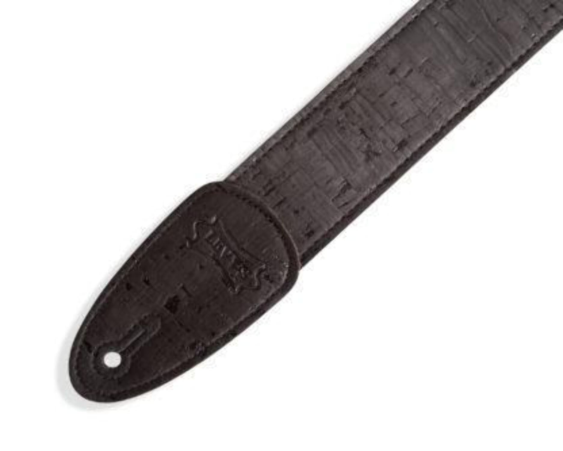 Gator MX8 2 inch Wide Cork Guitar Strap Black
