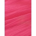 thumbnail image 5 of INSPIRE CHIC Pleated Midi Skirt for Women's Elastic Waist Casual Accordion Skirts XS Hot Pink, 5 of 6