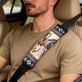 thumbnail image 5 of Xixirimido Car Seat Covers for Front Seats 5Pcs Car Accessories with Seat Belt Covers & Center Console Cover Universal Fit for SUVs,Vans,Trucks,Sedans, Ethnic Tribal Horses, 5 of 8