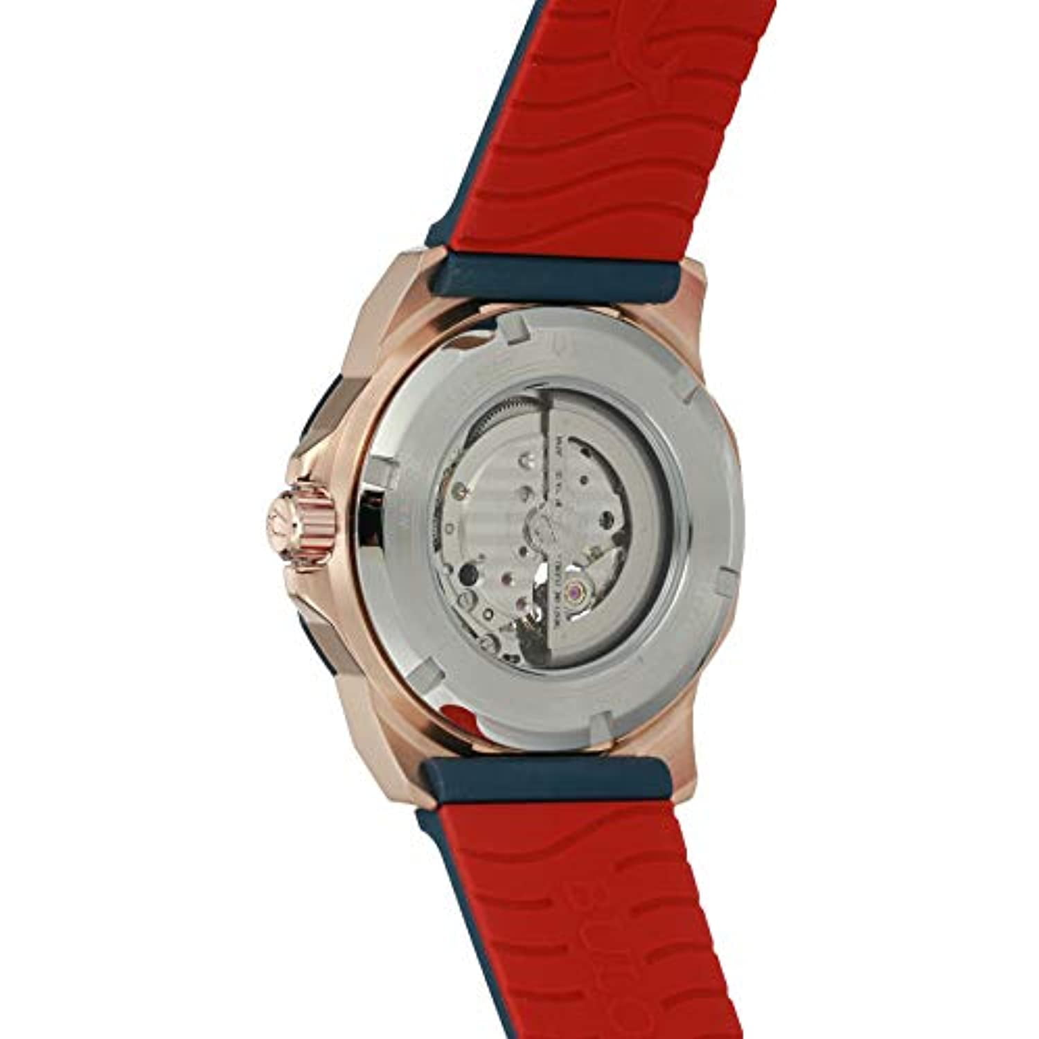 Bulova Men s Marine Star Automatic Watch Blue Silicone Strap Dial 98A227 Walmart