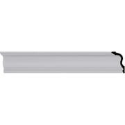 5 1/8"H x 3 1/8"P x 6"F x 94 1/2"L Niobe Traditional Crown Moulding