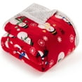 thumbnail image 6 of Sherpa Christmas Throw Blanket, Fuzzy Fluffy Soft Cozy Blanket, Fleece Flannel Plush Microfiber Blanket for Couch Bed Sofa (50" X 60", Red Snowman), 6 of 7