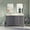 Marine Gray, variant on Katherine 60" Double Bathroom Vanity with Chocolate Cabinet and Carrara Marble Top