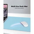 thumbnail image 4 of Dual-Sided Desk Pad, Leather Desk Mat, Natural Cork Desk Pad Protector, Large Mouse Pad for Desk, Waterproof Desk Blotter Pad, Desk Writing Pad for Office Work/Home (23.6"x11.8"), 4 of 8