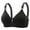 Black, variant on skpabo Front Fastening Bras for Women Corset Bra Women's Non-Steel Ring Gathering Breathable Underwear Daily Bra