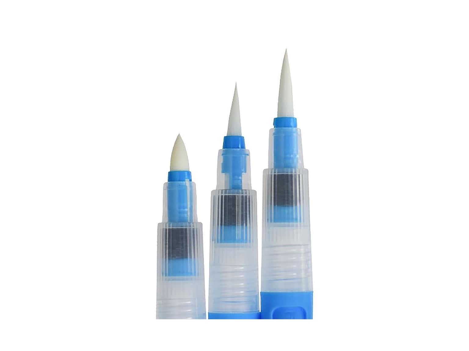 Y&C Niji Premier Waterbrush Set Med Lg Felt Tp 3pc