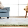 thumbnail image 4 of SAFAVIEH Kids Polka Dotted Borders Area Rug, Blue/Green, 5' x 5' Round, 4 of 11