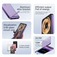 thumbnail image 4 of 2025 nuevo aleación de aluminio Banco de energía de carga superrápida,batería portátil cargador portátil de 10000mAh magsafe cargador portátil powerbank, 22.5W pila recargable, 4 of 5