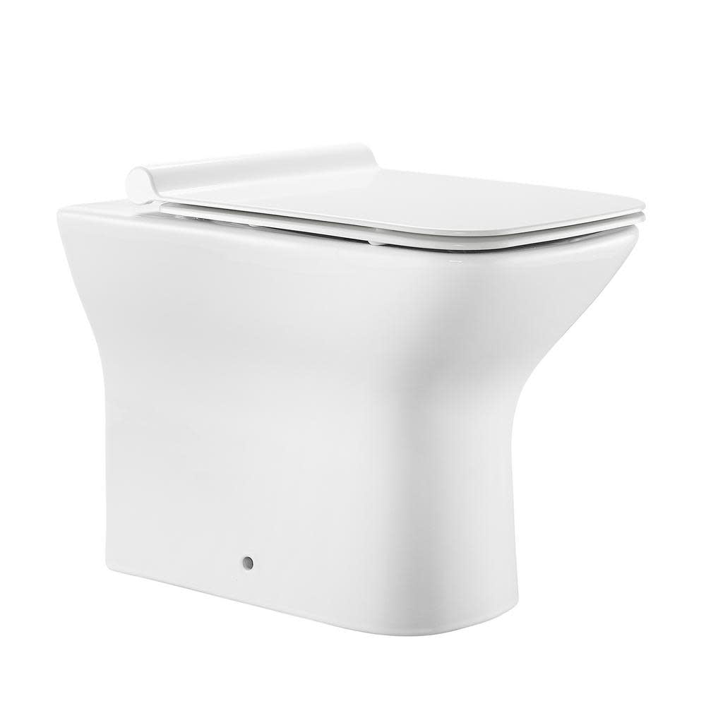 Swiss Madison SmWt530 Carre Wall Mounted Elongated Toilet Bowl Only