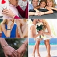 thumbnail image 5 of Juego de 2 piezas, pulsera con código Morse "Te amo", pulsera ajustable a juego para parejas, joyería para novios, novias y parejas para él, ella, niña o esposa, 5 of 5