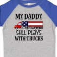 thumbnail image 4 of Inktastic Daddy Plays with Trucks Boys or Girls Toddler T-Shirt, 4 of 5