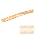 thumbnail image 2 of Peignes de Liaison Spirales, 30 Trous Portent des Bobines de Fixation en Plastique Résistant Spirale Forte Adhérence Manuelle Liée Non Break Réutilisable pour les Étudiants pour A4 A5 Cahier Orange, 2 of 8