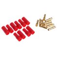 thumbnail image 1 of 5 Pares de Conector Banana Oro 3,5mm con Alojamiento Sunnimix Enchufe conector bala dorada, 1 of 5