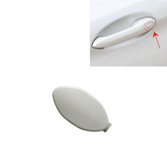 White Door Outer Handle Cover 51217489341 For BMW 3 5 Series X3 X4 X6 X7 2018-23