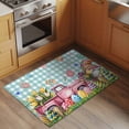 thumbnail image 3 of Spring Easter Gnomes Area Rugs Collection 2'x3', Truck Colorful Eggs Botanical Blue Plaid Non Slip Indoor Rectangle Throw Runner Rug Floor Mat Carpet for Living Room Dining Table Bedroom Nursery, 3 of 9