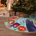 thumbnail image 5 of Rateoe Vegetable Pattern Christmas Tree Skirt with Ties , Christmas Tree Decorations, Farmhouse Christmas Decor Xmas Holiday Decorations-30", 5 of 6