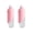 Pink, variant on AHGQT Dog Water Bottle Adapter, Portable Silicone Dog Water Dispenser for Standard Water Bottles Leak Proof Outdoor Pet Water Feeder Bowl for Dog Cat Walking Hiking Travel, Leaf Design, 2Pcs