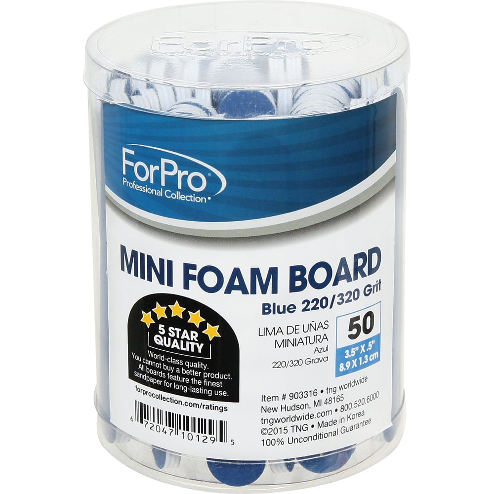 ForPro Blue Foam Board 220/320g 3.5" 50ct