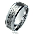 thumbnail image 3 of MJ Metals Jewelry Unisex MJ Metals Jewelry 8mm Gold Celtic Dragon Tungsten Carbide Wedding Band Jewelry Ring Size 8, 3 of 4