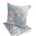 thumbnail image 4 of HomeRoots 535830 16 x 16 in. Peacock Indoor & Outdoor Throw Pillow, Blue & Gray - Set of 2, 4 of 4