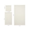 thumbnail image 6 of Beautiful by Drew Barrymore Dobby Hand Towel, Soft 100% Cotton, Off White, 6 of 7