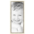 thumbnail image 2 of ArtToFrames 19" x 47" Silver with Black Lip Picture Frame, 19x47 inch Multi Wood Poster Frame (WOM-5193),  Pack, 2 of 7