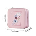 thumbnail image 3 of JingChun Jewelry Organizer Box, Pink, Small Jewelry Organizer for Women, Jewelry Travel Organizer, Ring Organizer Necklace Organizer Earring Organizer Box, 3 of 4