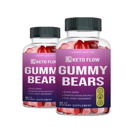 Keto Flow Gummies - Keto Flow Apple Cider Vinegar Gummies (2 Pack)