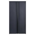 thumbnail image 2 of Edsal Lightweight Aluminum Freestanding Tall Garage Storage Cabinet, Black, 2 of 5