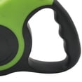 thumbnail image 4 of Correa retráctil para mascotas con botón de control y mango ergonómico, correa segura para pasear perros, para gatos, conejos, 16,4 pies, color verde, 4 of 12