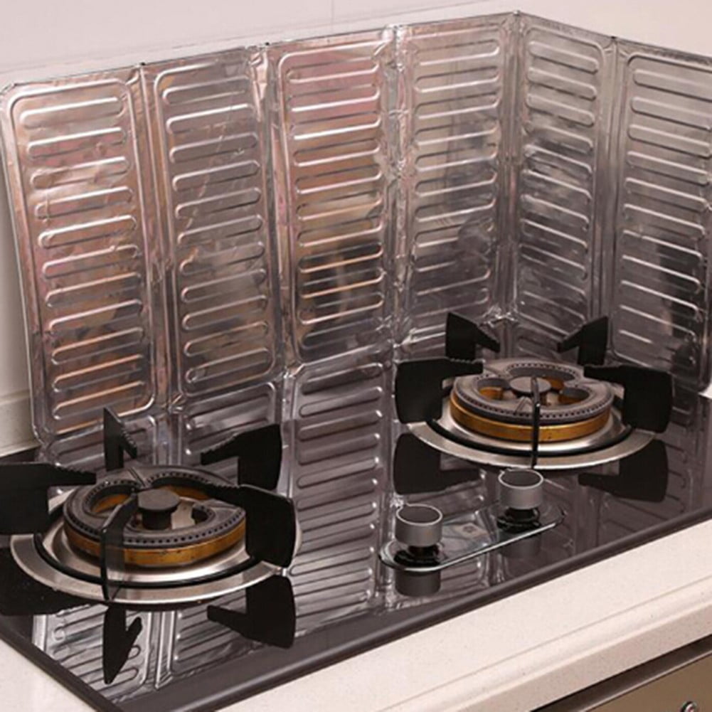 Details about   Removable Cooking Frying Anti-Oil Gas Stove Oil-Proof Splash Guard Kitchenware