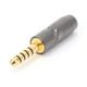 thumbnail image 1 of Reemplazo de enchufe de salida balanceada de 5 polos de 4,4 mm para auriculares Sony / Furutech Negro, 1 of 5