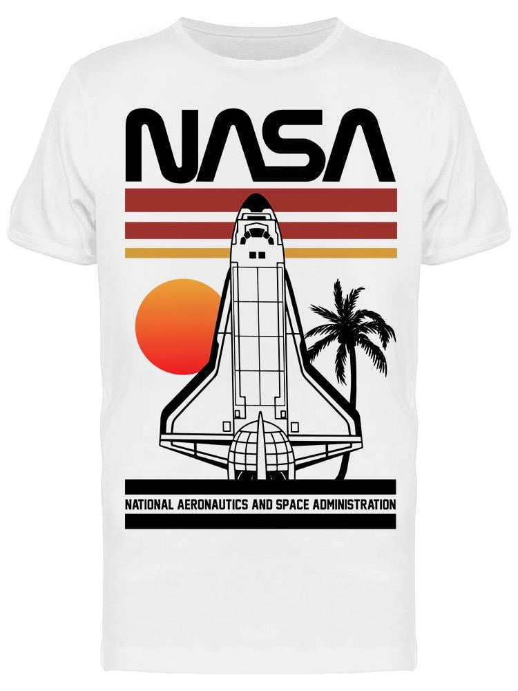 NASA RETRO SPACE SHUTTLE Vintage Style Licensed Adult Heather T-Shirt All Sizes