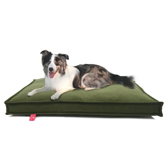 Luxury Dog Bed for Dogs up to 77lbs, Breathable, Durable & Washable with Removable Cover, Concealed Zipper and Non-Slip Bottom